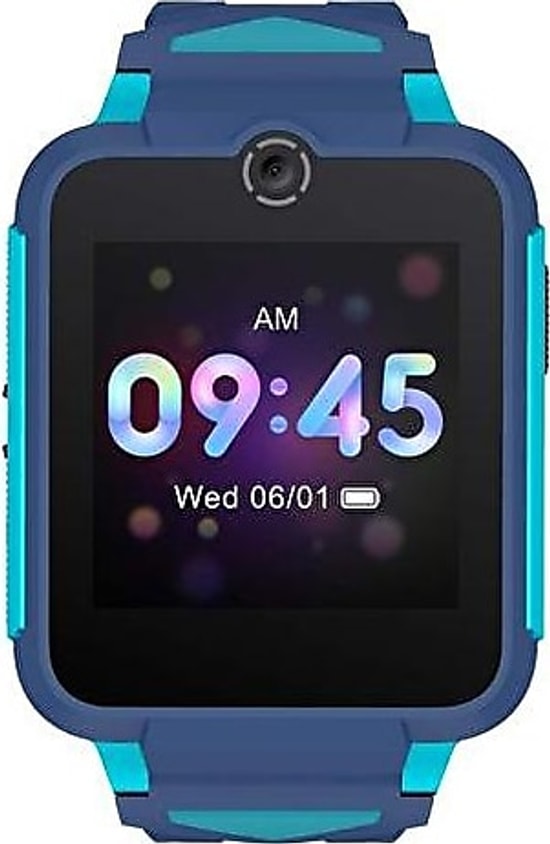 TCL MT42X Mavi Akıllı Çocuk Saati - Görüntülü Konuşma, GPS Takip, 2MP Kamera, IP65 Suya Dayanıklı, 4GB Hafıza