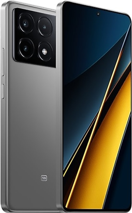Poco X6 Pro 512 GB Gri Akıllı Telefon - 12 GB Ram, 6.67" 120Hz Ekran, 67W Hızlı Şarj, 5000mAh Batarya
