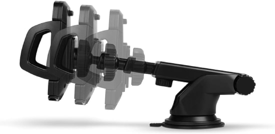 Ttec Flexgrip Comfort 2TT24 Araç içi Vakumlu Telefon Tutucu - Ayarlanabilir Grip, 360 Dönebilir, Uzatılabilir