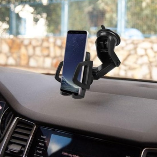 Ttec Flexgrip Comfort 2TT24 Araç içi Vakumlu Telefon Tutucu - Ayarlanabilir Grip, 360 Dönebilir, Uzatılabilir