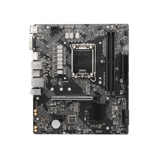 MSI PRO H610M-G LGA1700 DDR5 Micro ATX Anakart - Intel H610, 96GB DDR5, PCIe 4.0, M.2, HDMI, DP, VGA, USB 3.2