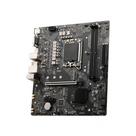 MSI PRO H610M-G LGA1700 DDR5 Micro ATX Anakart - Intel H610, 96GB DDR5, PCIe 4.0, M.2, HDMI, DP, VGA, USB 3.2