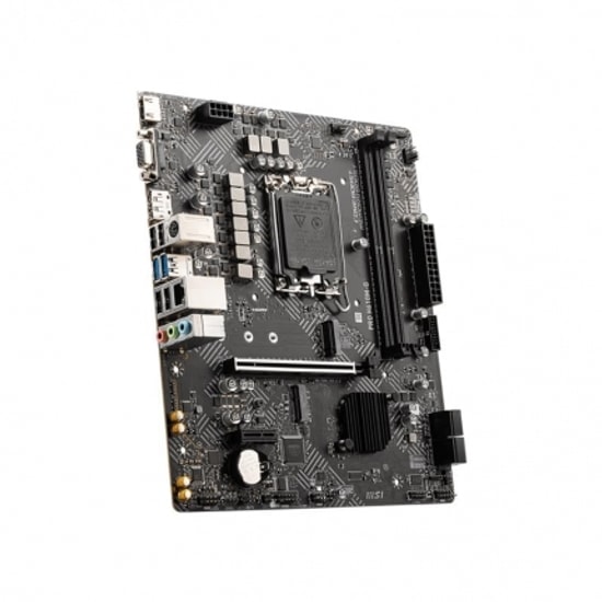 MSI PRO H610M-G LGA1700 DDR5 Micro ATX Anakart - Intel H610, 96GB DDR5, PCIe 4.0, M.2, HDMI, DP, VGA, USB 3.2