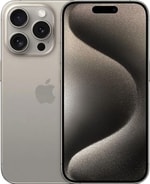 Apple iPhone 15 Pro Naturel Titanyum 128GB Akıllı Telefon - A17 Pro Bionic Çip, 6.1" Retina XDR Ekran, Türkiye Garantili