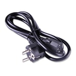 Qport Q-POW1.5 1.5 Metre PC Power Kablosu - 220V Topraklı Güç Kablosu, Monitör ve Bilgisayar Uyumlu Bağlantı Kablosu