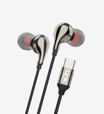 LinkTech E84 Type C Kablolu Stereo Kulak İçi Kulaklık - HD Ses, Dahili Mikrofon, 10mm Sürücü, 100cm Kablo, Kumandalı