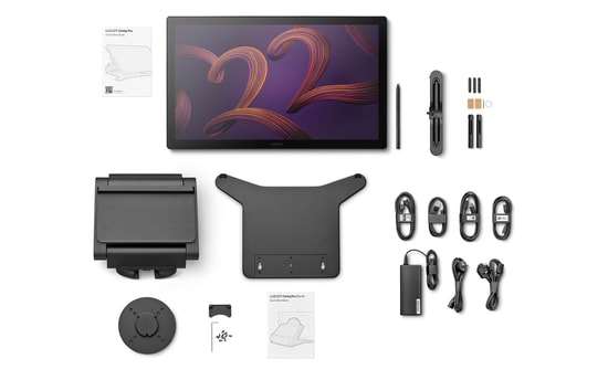 Wacom Cintiq Pro 22" DTH227K0B-ST Grafik Tablet (Stand Dahil) - 4K UHD, %99 DCI-P3, Pro Pen 3, Dokunmatik Ekran