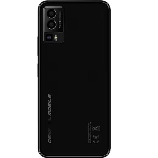 General Mobile GM 23 Siyah 128GB Akıllı Telefon - 4GB RAM, 50MP Kamera, 6.52" HD+ Ekran, Çift Hatlı, Türkiye Garantili