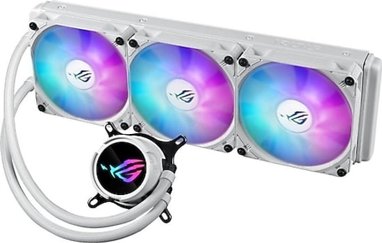 Asus Rog STRIX LC III 360 ARGB WHT 120mm3 Radyatör Fan Cpu Sivi Soğutucusu Fan Ve Soğutucu