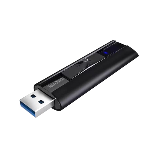 SanDisk Extreme Pro 512GB USB 3.1 Siyah NAND Flash Bellek (SDCZ880-512G-G46) - Sürgülü, 420/380MB/s Okuma Yazma 