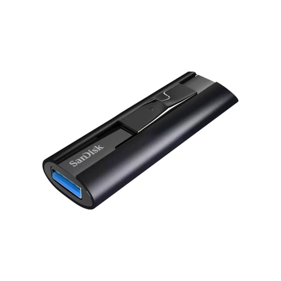 SanDisk Extreme Pro 512GB USB 3.1 Siyah NAND Flash Bellek (SDCZ880-512G-G46) - Sürgülü, 420/380MB/s Okuma Yazma 
