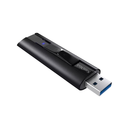 SanDisk Extreme Pro 512GB USB 3.1 Siyah NAND Flash Bellek (SDCZ880-512G-G46) - Sürgülü, 420/380MB/s Okuma Yazma 