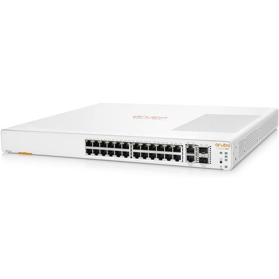 HP Aruba Instant On 1960 24 Port Gigabit Switch (JL806A) - 2x 10GE Uplink, 2x 10GE SFP+, Yönetilebilir Rackmount Anahtar