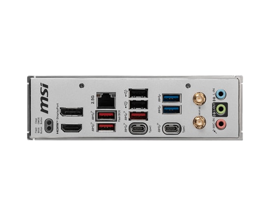 MSI B650M Project Zero Anakart - AM5, DDR5 7600MHz(OC), M.2, HDMI 2.1, DP 1.4, WiFi 6E, 2.5G LAN, BT 5.3, USB-C, mATX