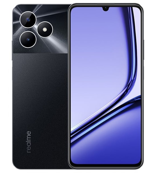 Realme Note 50 128GB 4GB RAM Siyah Akıllı Telefon - 6.74" 90Hz Ekran, 5000mAh Batarya, IPX4 Suya Dayanıklılık