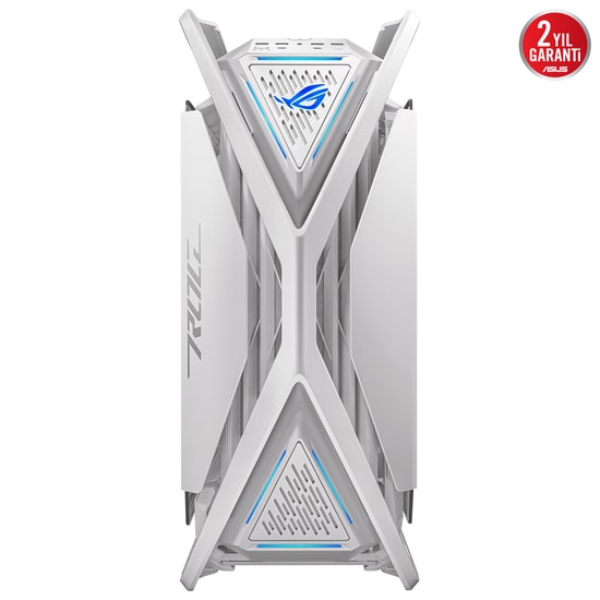 Asus Rog Gr701 Fanli Alüminyum Çelik Alaşimli Temperli Cam Usb 3.2 Eatx Atx Miniatx Microatx Beyaz Bilgisayar Kasasi