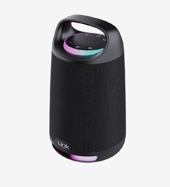 LinkTech LPS-M406 Premium 80W IPX4 Suya Dayanıklı Işıklı Bluetooth Karaoke Hoparlör - Kablolu ve Kablosuz Kullanım