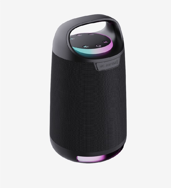 LinkTech LPS-M406 Premium 80W IPX4 Suya Dayanıklı Işıklı Bluetooth Karaoke Hoparlör - Kablolu ve Kablosuz Kullanım