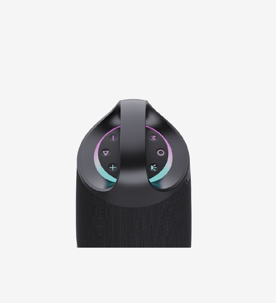 LinkTech LPS-M406 Premium 80W IPX4 Suya Dayanıklı Işıklı Bluetooth Karaoke Hoparlör - Kablolu ve Kablosuz Kullanım