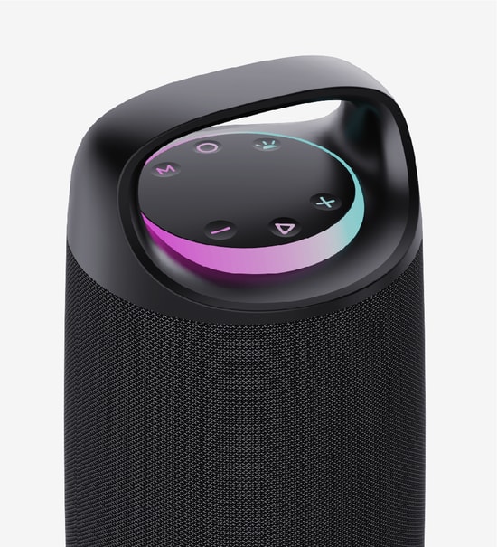 LinkTech LPS-M406 Premium 80W IPX4 Suya Dayanıklı Işıklı Bluetooth Karaoke Hoparlör - Kablolu ve Kablosuz Kullanım