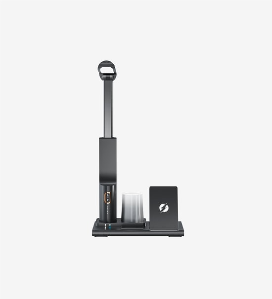 LinkTech LPW-W799 Beyaz 3'ü 1 Arada Masaüstü Wireless Şarj Aleti - 15W Hızlı Şarj, USB Type-C, Telefon Tutucu