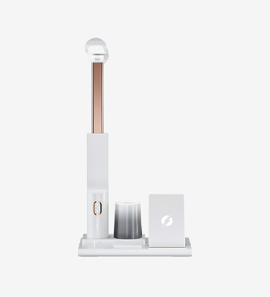 LinkTech LPW-W799 Siyah 3'ü 1 Arada Masaüstü Wireless Şarj Aleti - 15W Hızlı Şarj, USB Type-C, Telefon Tutucu