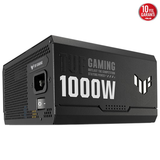 Asus TUF GAMING-1000G 80+ Gold 1000w Modüler Atx 3.0 Uyumlu 10 Yil Garanti - Beyaz Güç Kaynağı