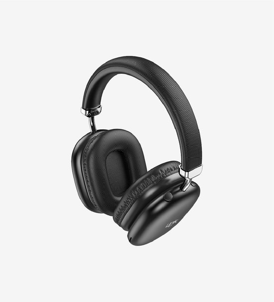 LinkTech HP5 Kulak Üstü ANC Bluetooth Kulaklık (LPH-HP5/GRAY) - 40mm Sürücü, 90 Saat Müzik, Type-C, Gri Renk