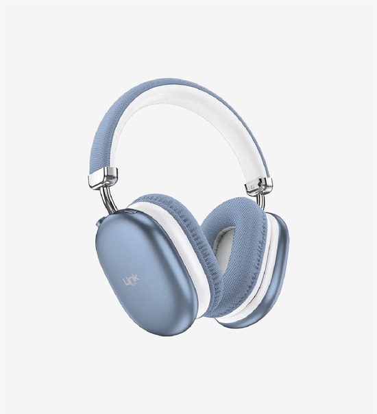 LinkTech HP5 Kulak Üstü ANC Bluetooth Kulaklık (LPH-HP5/GRAY) - 40mm Sürücü, 90 Saat Müzik, Type-C, Gri Renk