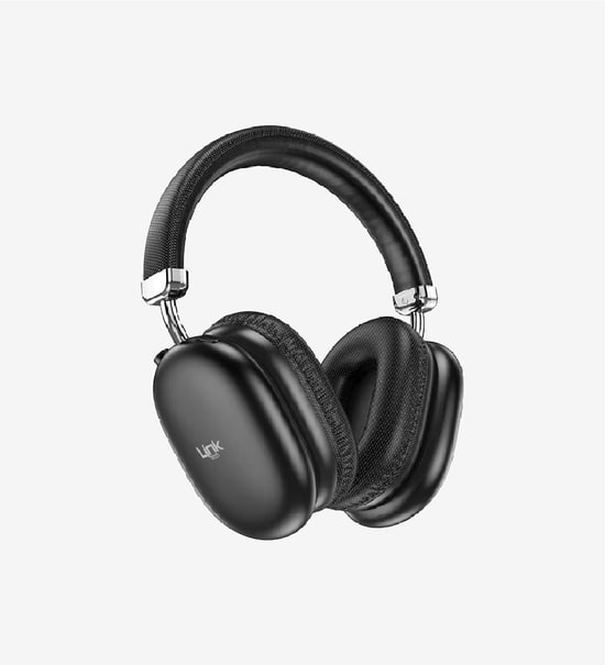 LinkTech HP5 Yeşil ANC Kulak Üstü Bluetooth Kulaklık (LPH-HP5/GREEN) - 40mm Sürücü, 90 Saat Müzik, Type-C, ANC