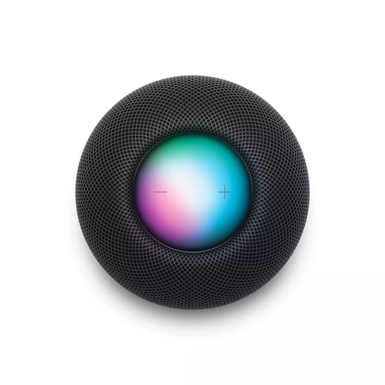 Apple HomePod mini Uzay Grisi Akıllı Hoparlör - 360 Ses, Siri Entegrasyonu, Dahili 4 Mikrofon, Yakınlık Sensörü