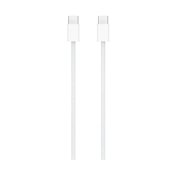 Nettech MQKJ3ZM/A 60W İp Örgü 1m Type-C To Type-C Şarj ve Data Kablosu (Beyaz) - Hızlı Şarj ve Veri Aktarımı (NT-104994)