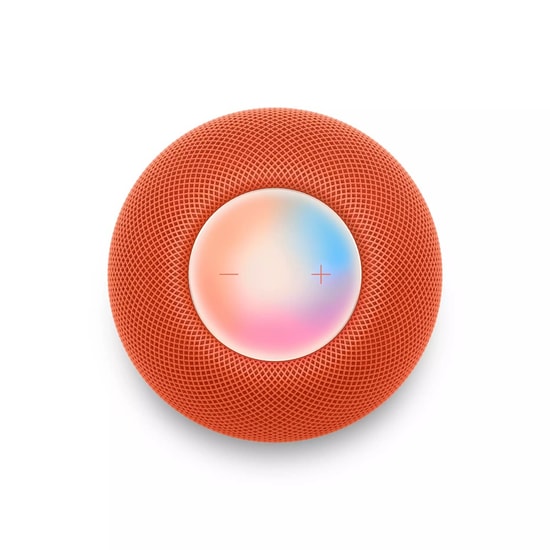 Apple HomePod Mini Turuncu Akıllı Hoparlör - 360 Ses, Siri Entegrasyonu, Dahili 4 Mikrofon, RGB Işıklandırma