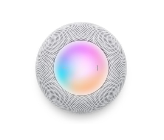 Apple HomePod Beyaz Akıllı Hoparlör -Uzamsal Ses, Siri, Oda Algılama, Yüksek Kaliteli Ses ve Akıllı Ev Kullanımı