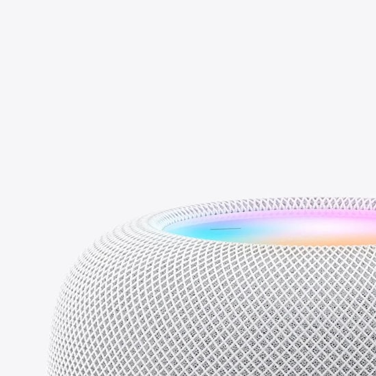 Apple HomePod Beyaz Akıllı Hoparlör -Uzamsal Ses, Siri, Oda Algılama, Yüksek Kaliteli Ses ve Akıllı Ev Kullanımı