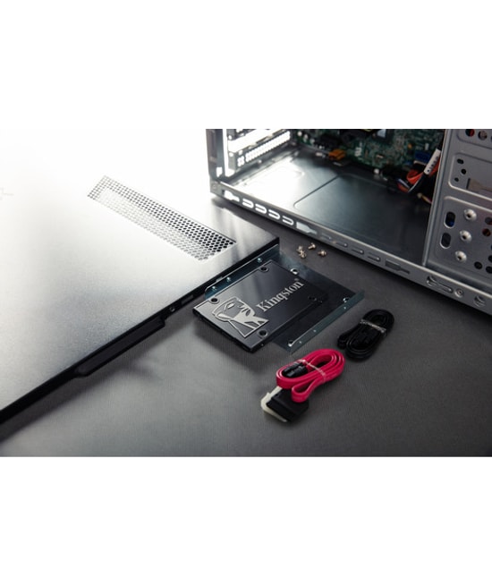 Kingston KC600 256GB 3D NAND SSD (SKC600/256G) - 550/500MB/s Veri Hızı, 2.5" SATA 3.0, 256 MB Cache, 256bit Şifreleme