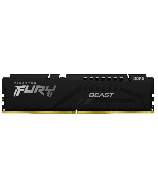 Kingston Fury Beast 32GB (1x32GB) DDR5 5600MHz CL36 Siyah EXPO RAM (KF556C36BBE-32) - Yüksek Performanslı Bellek