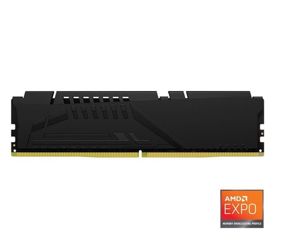 Kingston Fury Beast 16GB (2x8GB) 6000MHz DDR5 CL30 EXPO RAM Bellek (KF560C30BBEK2-16TR) - Siyah, Yüksek Performans