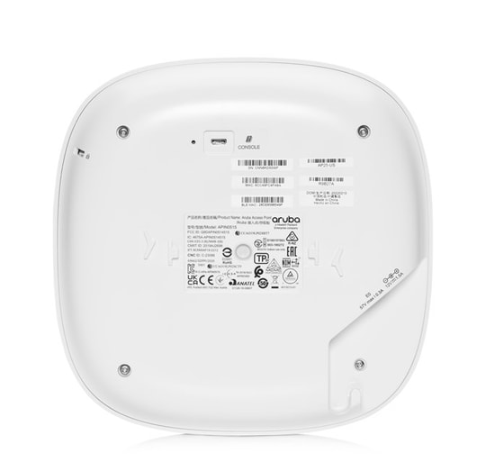 HPE Aruba Instant On AP25 WiFi 6 AX5400 Access Point (R9B28A) - 2.5GE LAN, PoE Desteği (Adaptörsüz), 4x4 MU-MIMO, OFDMA