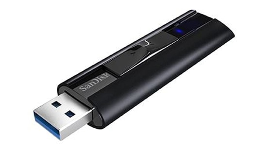 SanDisk 1TB Extreme Pro USB 3.2 Flash Bellek (SDCZ880-1T00-G46) - 420MB/s Okuma, 380MB/s Yazma, Metal Gövde, Siyah