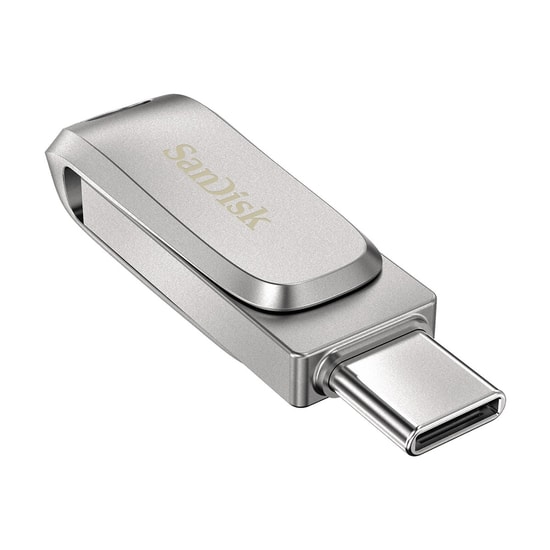 SanDisk Ultra Dual Drive Luxe 32GB Type-C Flash Bellek (SDDDC4-032G-G46) - 150MB/s Okuma, USB 3.1 Gen 1, Metal Tasarım
