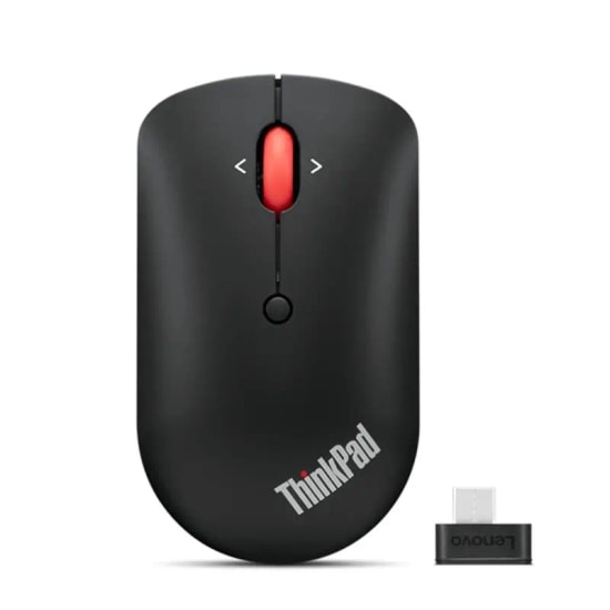 Lenovo 4Y51D20848 USB-C Kablosuz Kompakt Mouse - 2400 DPI, 2.4 GHz, Mavi Optik Sensör, 6 Tuşlu, 3 Farklı DPI, 10m Menzil