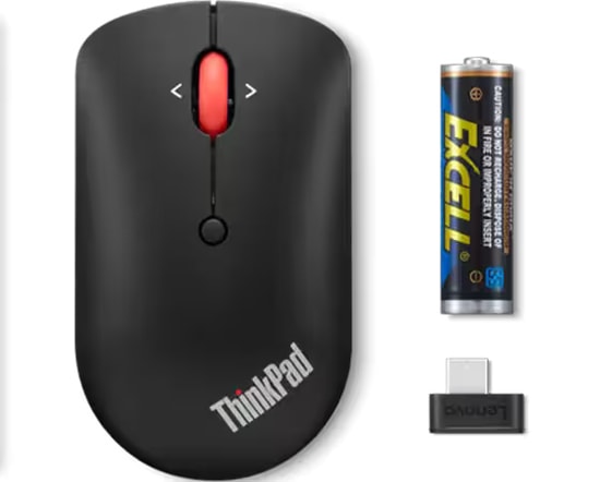 Lenovo 4Y51D20848 USB-C Kablosuz Kompakt Mouse - 2400 DPI, 2.4 GHz, Mavi Optik Sensör, 6 Tuşlu, 3 Farklı DPI, 10m Menzil