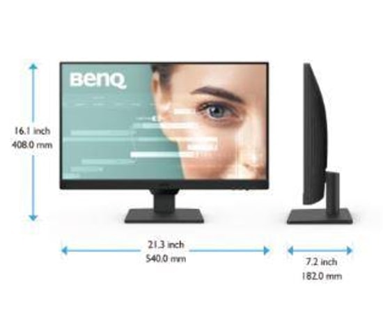 BenQ GW2490 23.8" IPS Full HD Monitör - 100Hz, 5ms, 1920x1080, 2xHDMI, DP, Eye-Care, Dahili Hoparlör, VESA Uyumlu