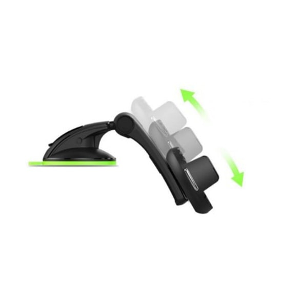 Nettech Q001 Araç İçi Yapışkanlı Telefon Tutucu (NT-109318) - Siyah, Güçlü Yapışkan Yüzey, Evrensel Uyum, Kolay Montaj