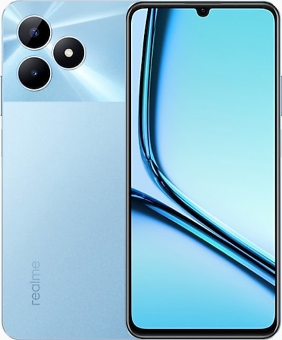 Realme Note 50 Gökyüzü Mavisi 128GB (4GB RAM) Akıllı Telefon - 6.74" Ekran, 5000mAh Pil, 13MP Kamera, Türkiye Garantili