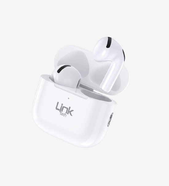LinkTech AP07 Stereo Earbuds Bluetooth Kulaklık - Dokunmatik Kontrol, Kablosuz Şarj, Ergonomik Tasarım, 5 Saat Çalma