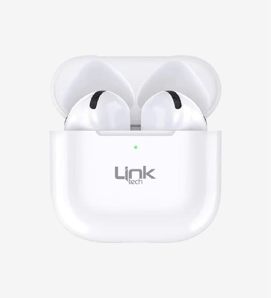 LinkTech AP07 Stereo Earbuds Bluetooth Kulaklık - Dokunmatik Kontrol, Kablosuz Şarj, Ergonomik Tasarım, 5 Saat Çalma