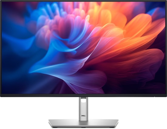 Dell P2725H 27" Full HD IPS Pivot Siyah Monitör: 1920x1080, 100Hz, 5ms, 300nits, DP, HDMI, VGA, USB C, 15W PD, AntiGlare