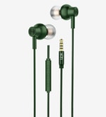 LinkTech H71 Yeşil Kulak İçi Kablolu Kulaklık (LHF-H71/GREEN) - Yüksek Baslı, Mikrofonlu, 120cm, 3.5mm Tasarım